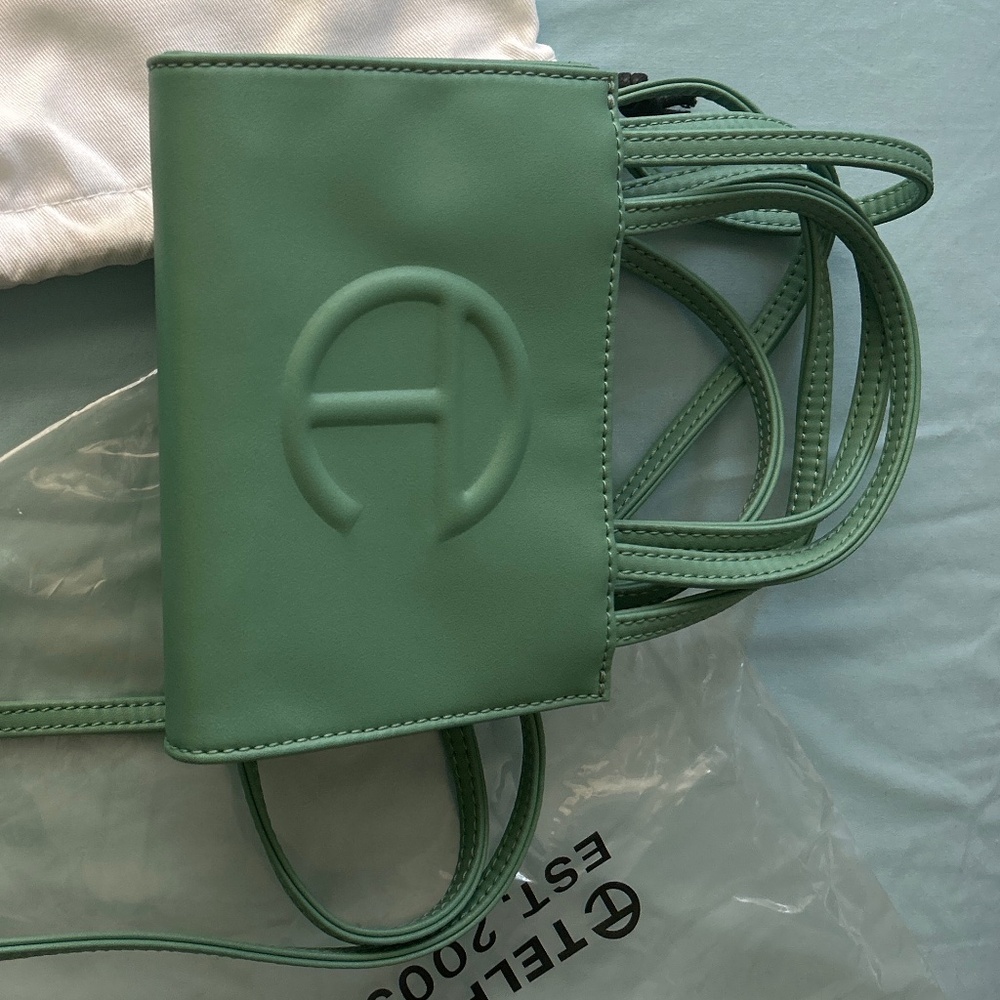 Telfar Small Shopping Sage Green